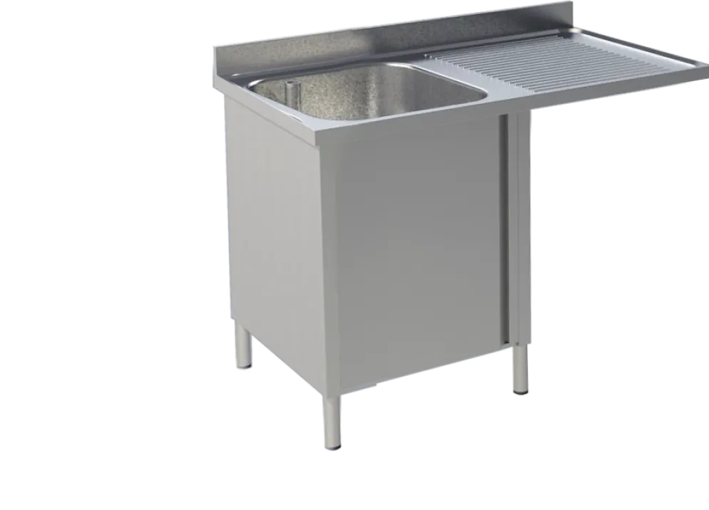 Spülcenter 1 Becken links Breite 120cm mit Unterschrank