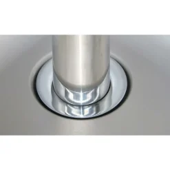 Spülcenter, Breite 1200 mm, 1 Becken links, mit Aufkantung