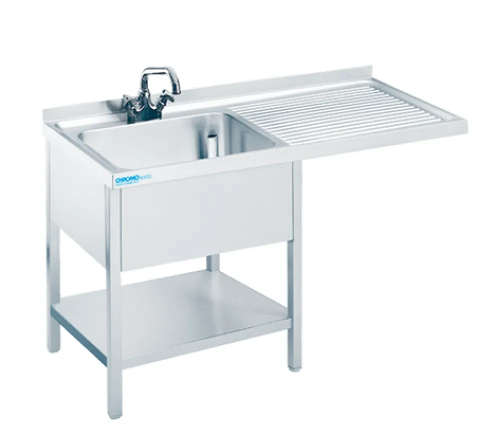 Spülcenter mit 1 Becken Links, 1200x600x850mm