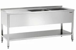 Spüle 700, B 1800, 2 Becken RE,1800x700x850 mm