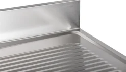 Spülschrank mit Schiebetüren B 140cm - Becken links