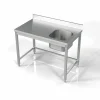Spültisch 700 Serie, 1 Becken rechts, 1200x700x850 mm, Edelstahl