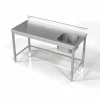 Spültisch 700 Serie, 1 Becken rechts, 1600x700x850 mm, Edelstahl
