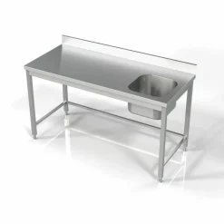 Spültisch 700 Serie, 1 Becken rechts, 1600x700x850 mm, Edelstahl