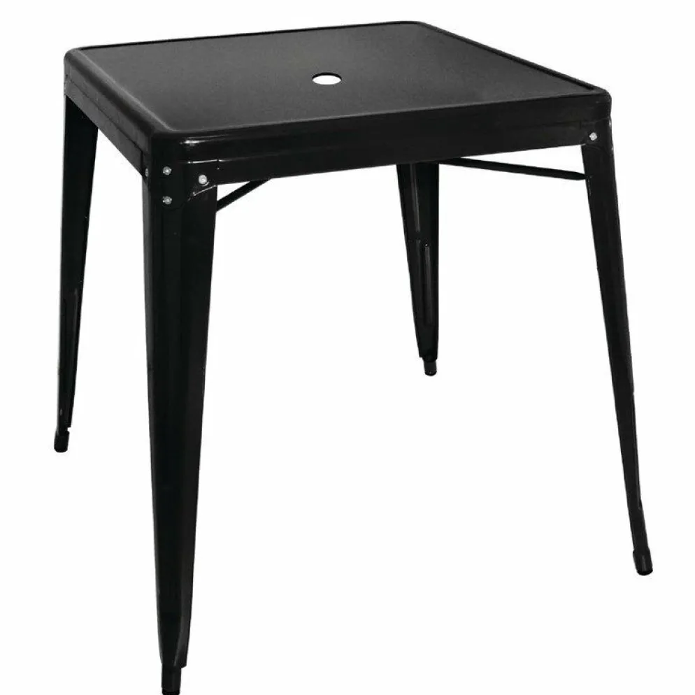 Stahltisch Holli Bistro-BL schwarz, 66,8x76,5cm