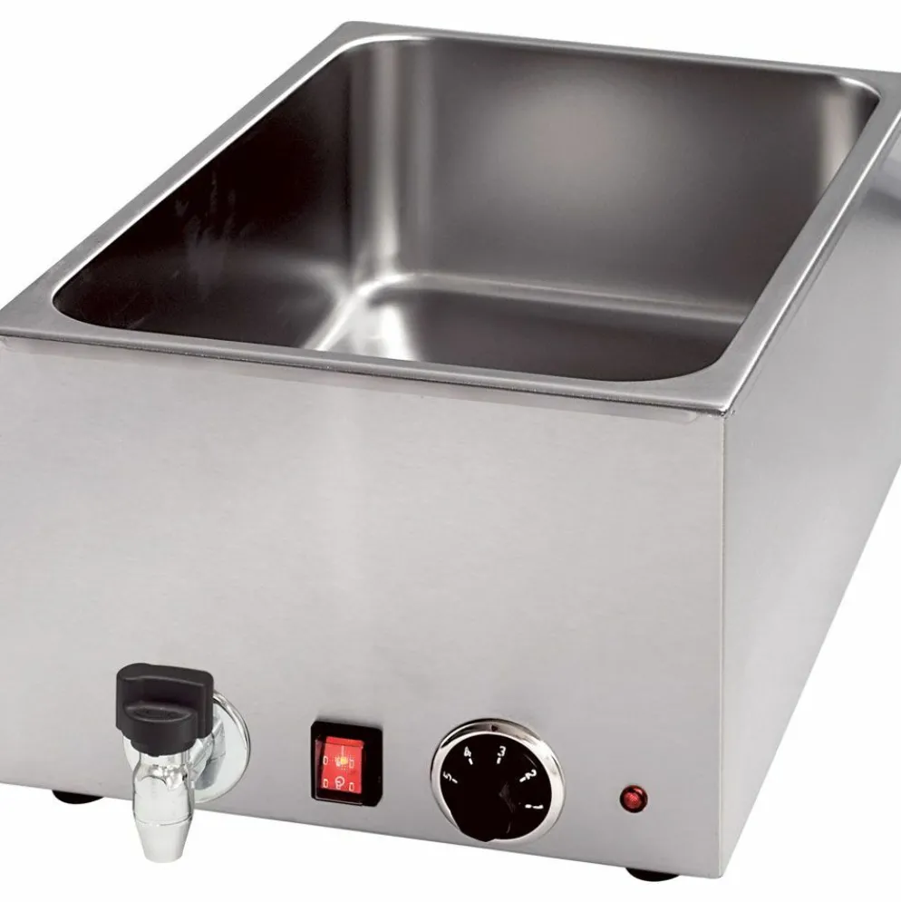 STALGAST Bain-Marie mit Ablasshahn GN1/1 200 mm Höhe