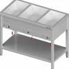 STALGAST Bain-Marie Standgerät mit separaten Becken für 3x GN1/1, 1085x600x850 mm