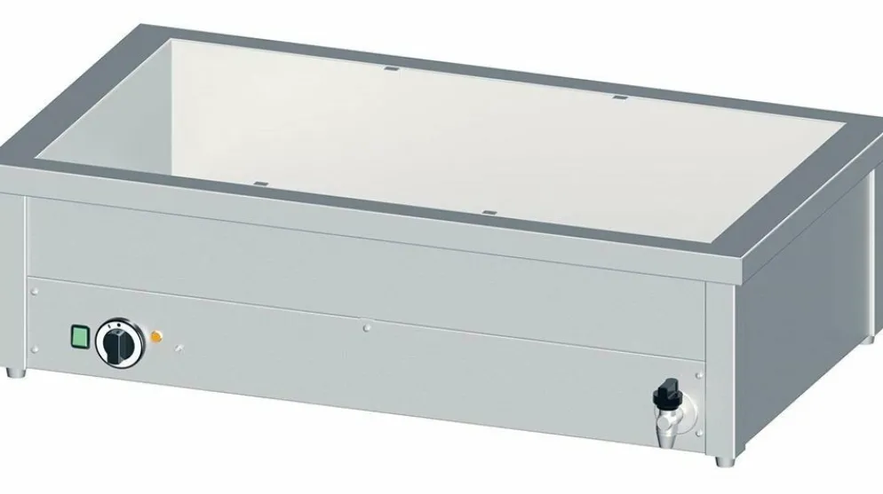 STALGAST Bain-Marie Tischgerät, 1 Becken für 4x GN1/1, 1410x600x310 mm