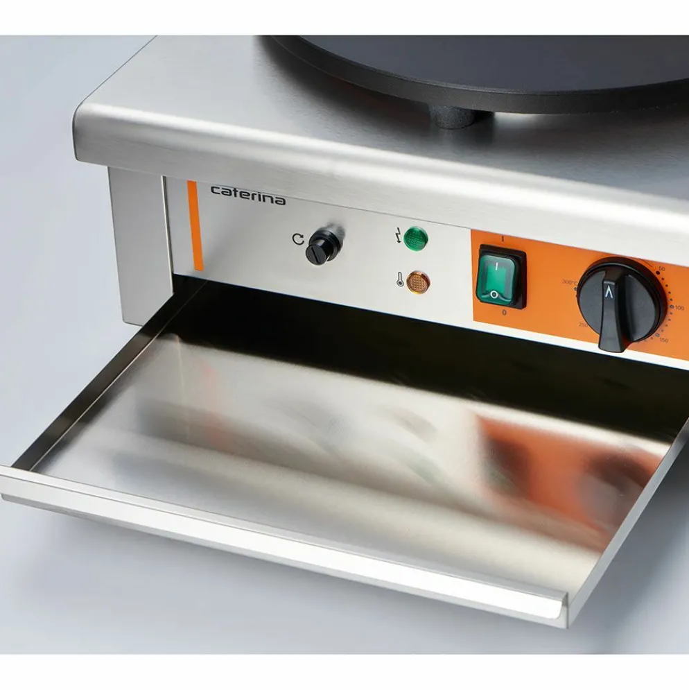 STALGAST Caterina Crêpe-Gerät Ø 400 mm Platte, 450x470x220 mm, 3 kW, 230 V