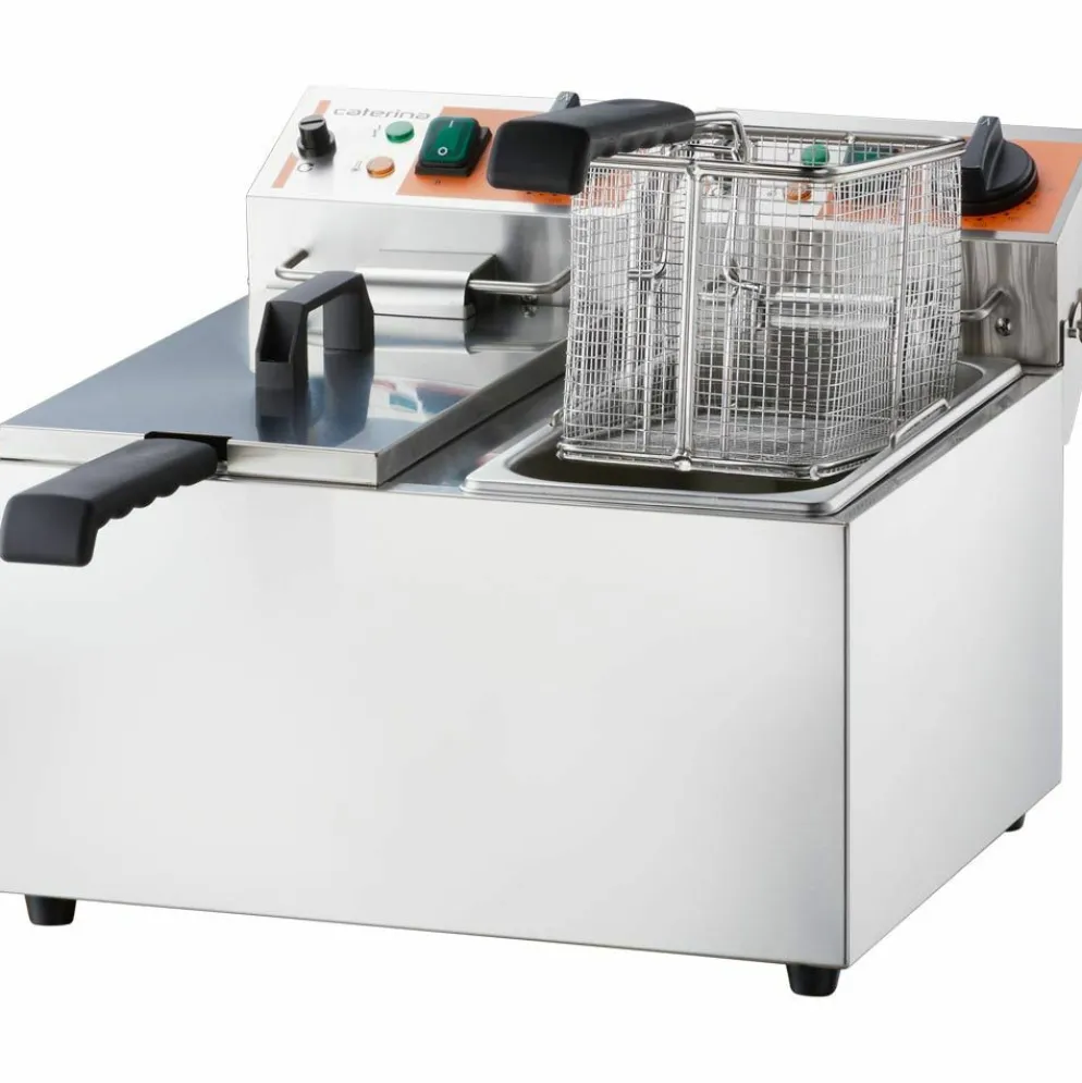 STALGAST Caterina Doppel-Fritteuse, 2x 5 L, 415x430x315 mm, 2x 2 kW 230 V