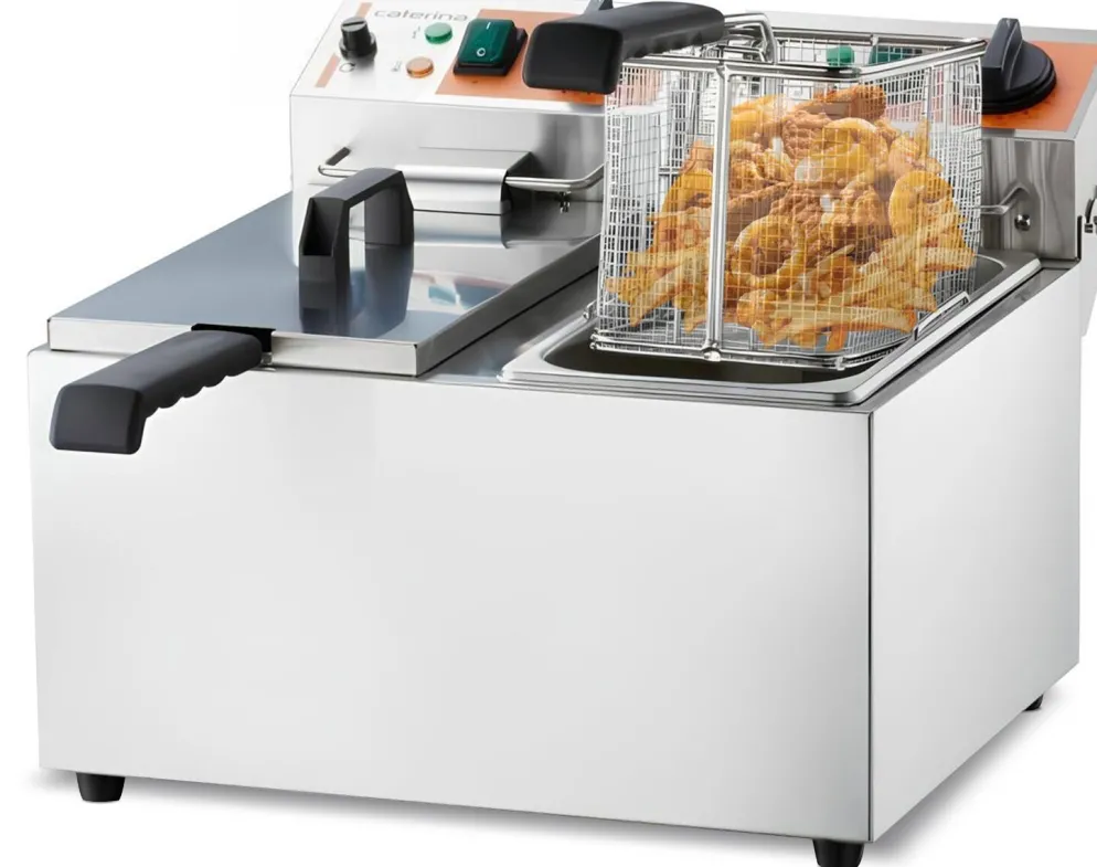 STALGAST Caterina Doppel-Fritteuse, 2x 5 L, 415x430x315 mm, 2x 2 kW 230 V