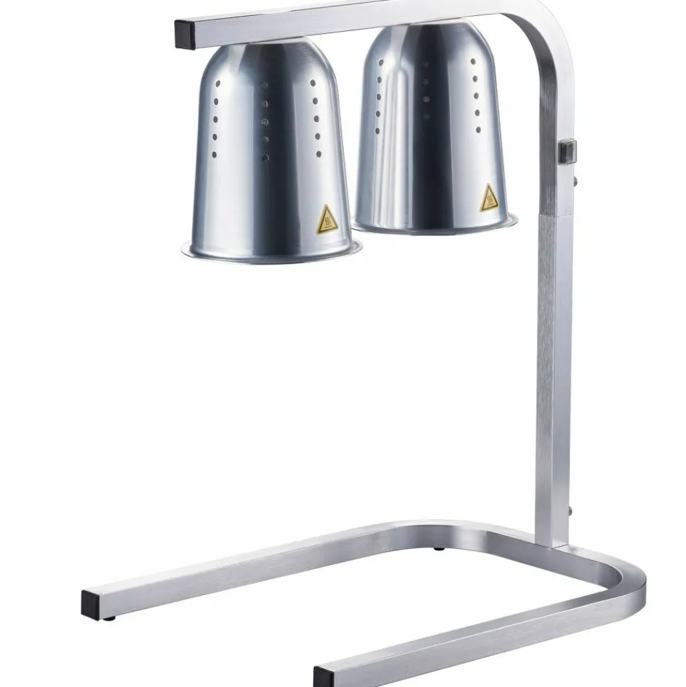 STALGAST Doppel-Buffetwärmelampe, 0,5 kW, Ø 170 mm, Höhe 600 mm