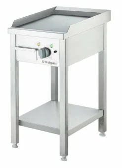 STALGAST Elektro-Griddleplatte - glatt, 400x700x850 mm, 400 V, 4,05 kW