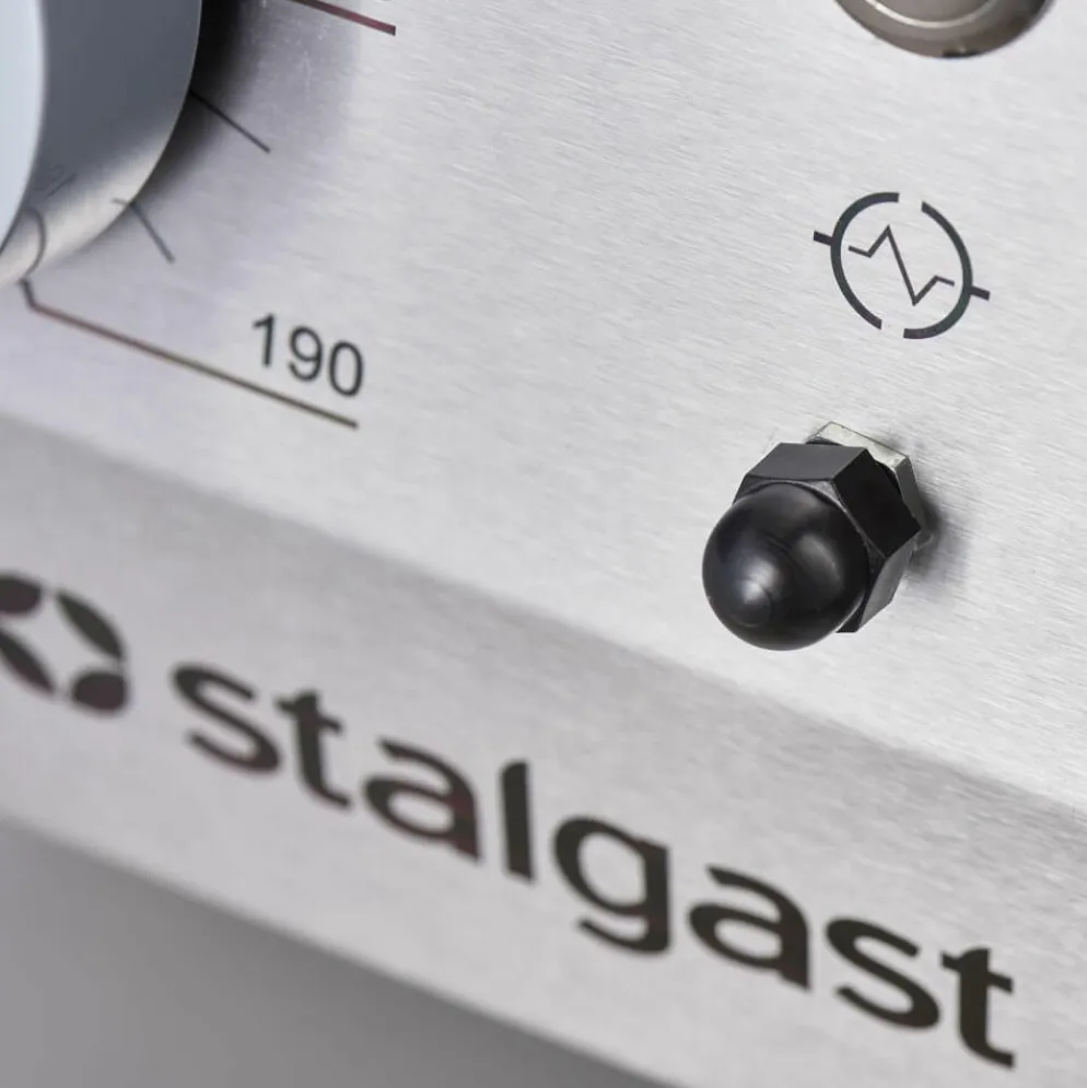 STALGAST Gas-Griddleplatte, glatt 800x700x250 mm, 13kW