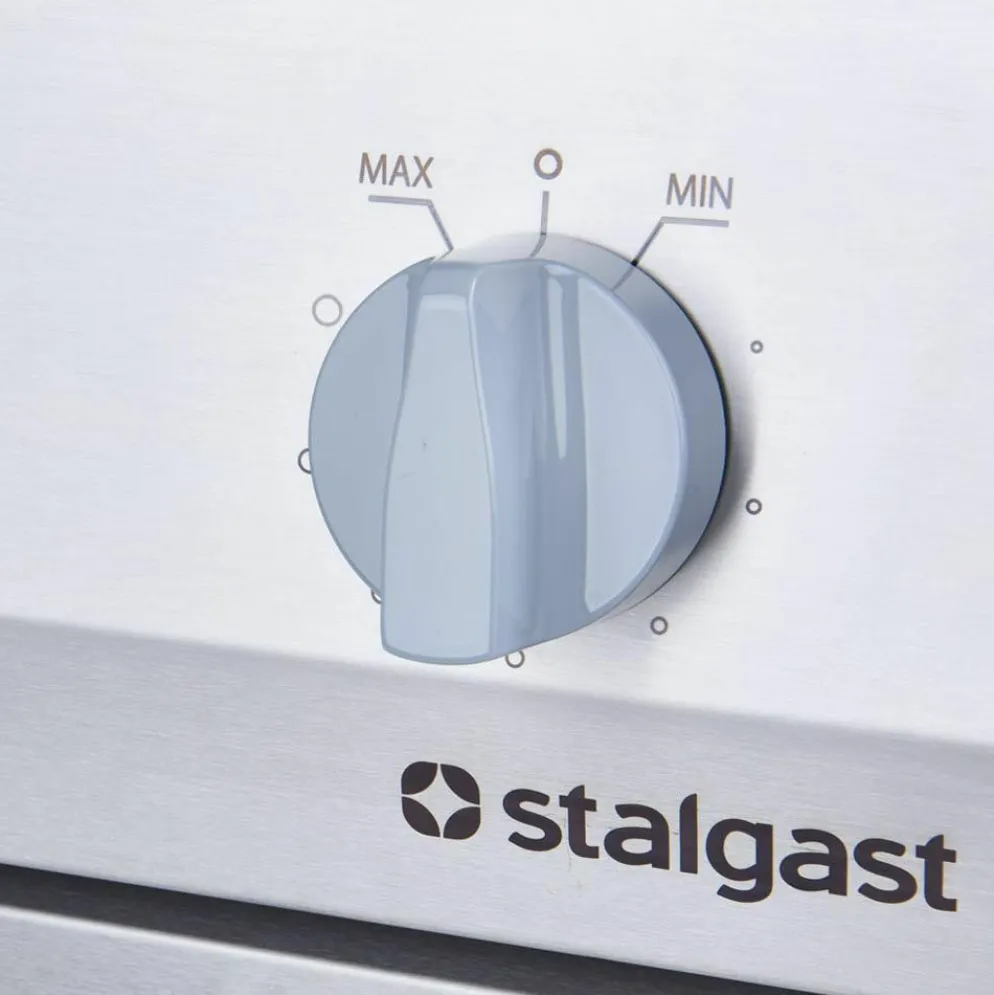 STALGAST Induktionsherd mit 4 Kochfeldern und 2-türigem Unterschrank