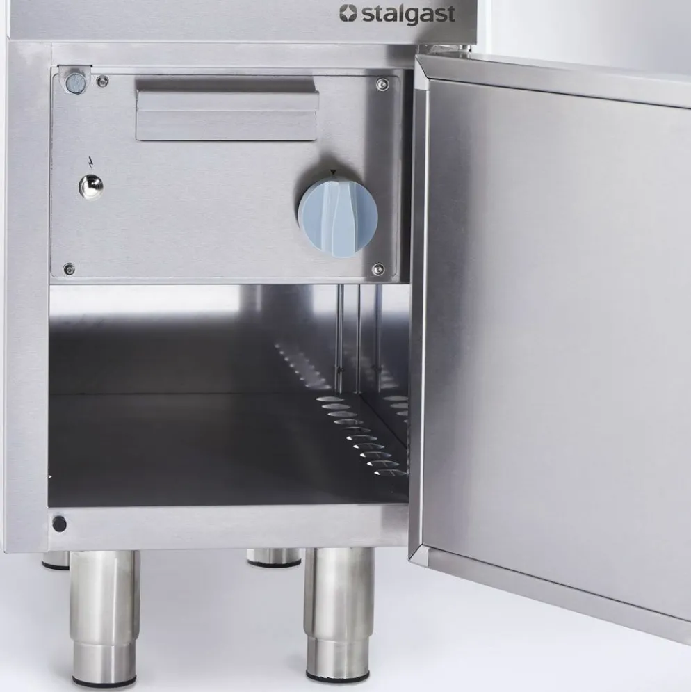 STALGAST Lavastein-Grill mit S-Rost für Fisch und Meeresfrüchte, Breite 400 mm