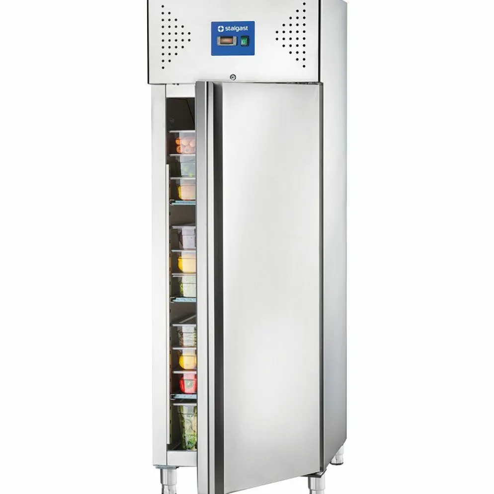 STALGAST Starline Edelstahl-Kühlschrank, GN 2/1, Breite 680mm
