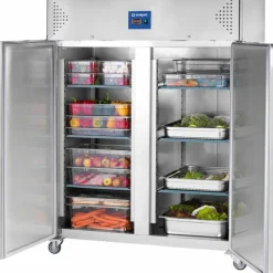 STALGAST Starline Kühlschrank 1300L, GN2/1, Räder, 1480x830x2010mm