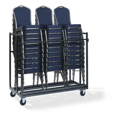 Stapelstuhl-Transportwagen für bis zu 30 Stapelstühle, 151x76x120cm