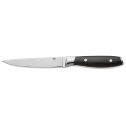 Steakmesser Set CARLOS, mit Eschenholzgriff, 25 cm, Set á 6 Stück, Klingenstahl 420, Holz