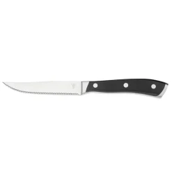 Steakmesser Set, mit ABS Kunststoffgriff, 23 cm, Set á 6 Stück, ABS Kunststoff, Chromstahl 13/0
