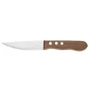 Steakmesser Set, mit Pakkaholzgriff, 25 cm, Set á 6 Stück, Holz, Chromstahl 13/0