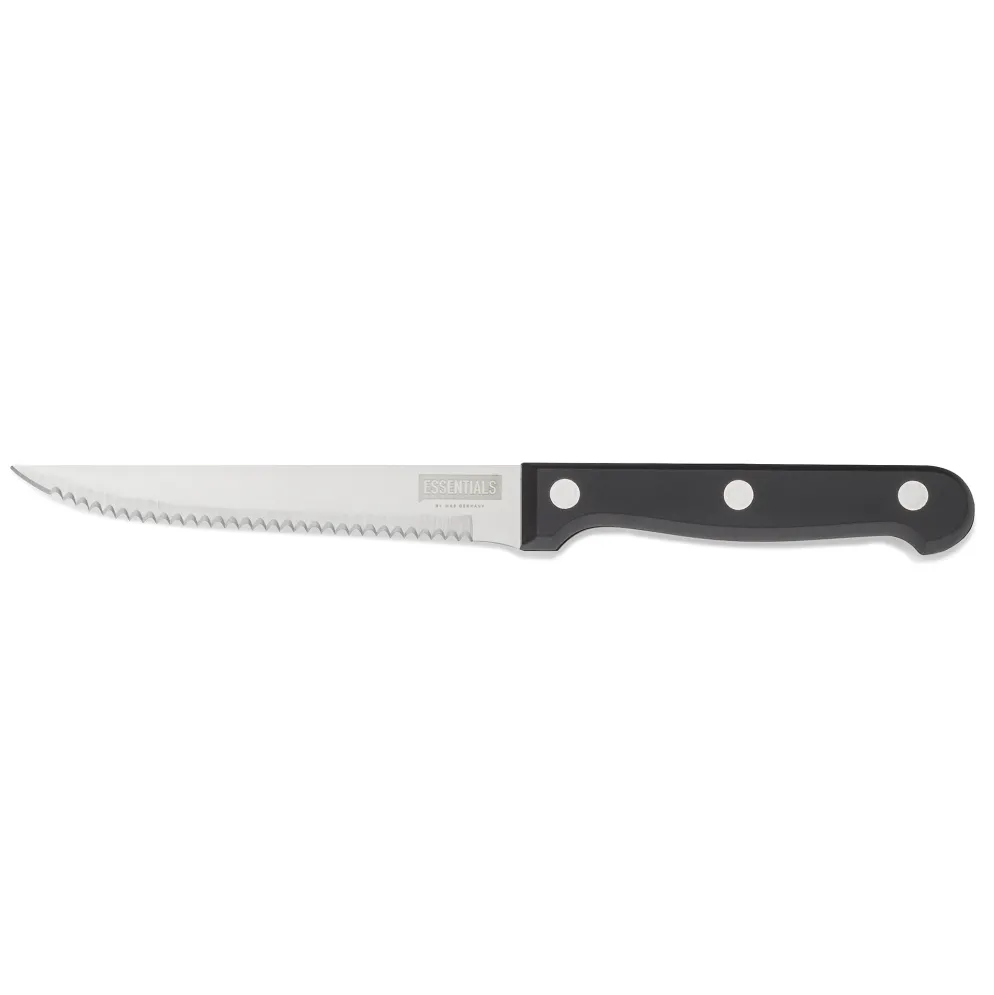 Steakmesser Set, mit Polypropylengriff, 21 cm, Set á 6 Stück, Polypropylen, Chromstahl 13/0