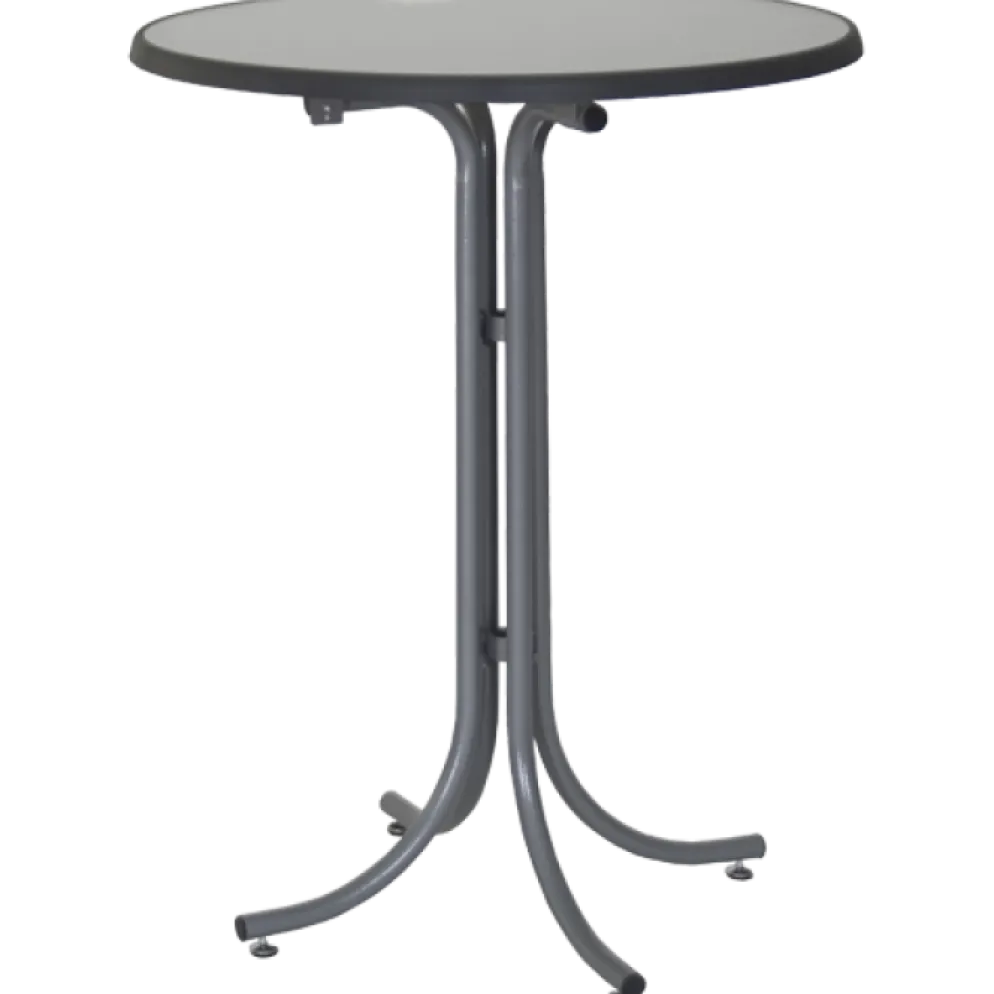 Stehtisch Easy high klappbar, Anthrazit ø 85 cm