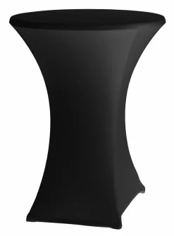 Stehtischhusse schwarz für Stehtische mit Ø80-85cm Platte