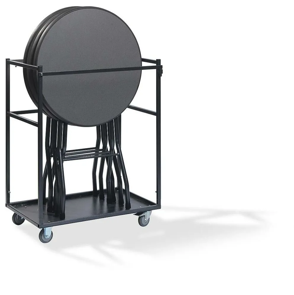 Stehtisch Transportwagen klein, Hammerschlag, 95x63x120cm