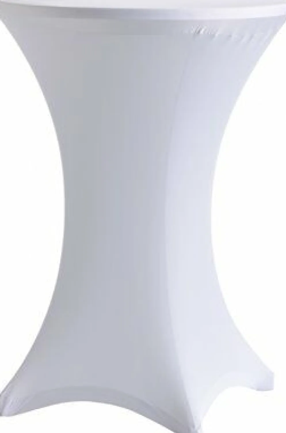 Stretchhusse für Stehtische ø 70-85 cm, weiß