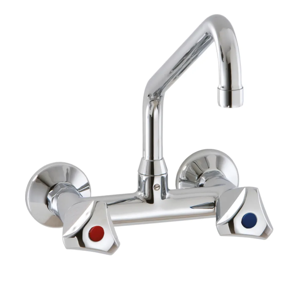 STYL Knebel-Mischbatterie mit Schwenkhahn 1/2 Zoll Wasseranschluß