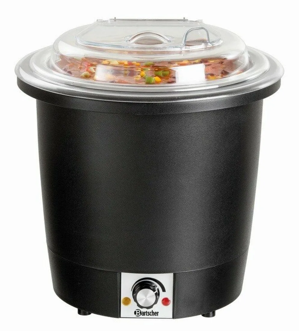 Suppentopf, 10L, schwarz