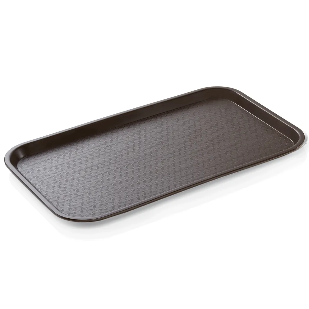 Tablett FAST FOOD GN 1/1, 53 x 32,5 x 2 cm, braun, Polypropylen