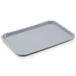 Tablett FAST FOOD, 35 x 27 x 2 cm, lichtgrau, Polypropylen