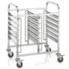 Tablettwagen Regalwagen CANTINA GN 1/1 für 12 Behälter oder 24 Tabletts