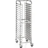 Tablettwagen Regalwagen CANTINA für 18 Backbleche 60 x 40 cm