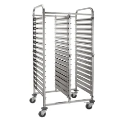 Tablettwagen Regalwagen CANTINA GN 1/1 für 30 Behälter oder 60 Tabletts