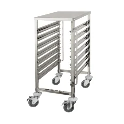 Tablettwagen Regalwagen CANTINA GN 1/1 für 7 Behälter oder 14 Tabletts