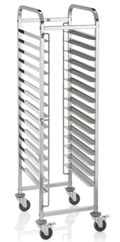 Tablettwagen Regalwagen CANTINA für 15 Backbleche 60 x 40 cm
