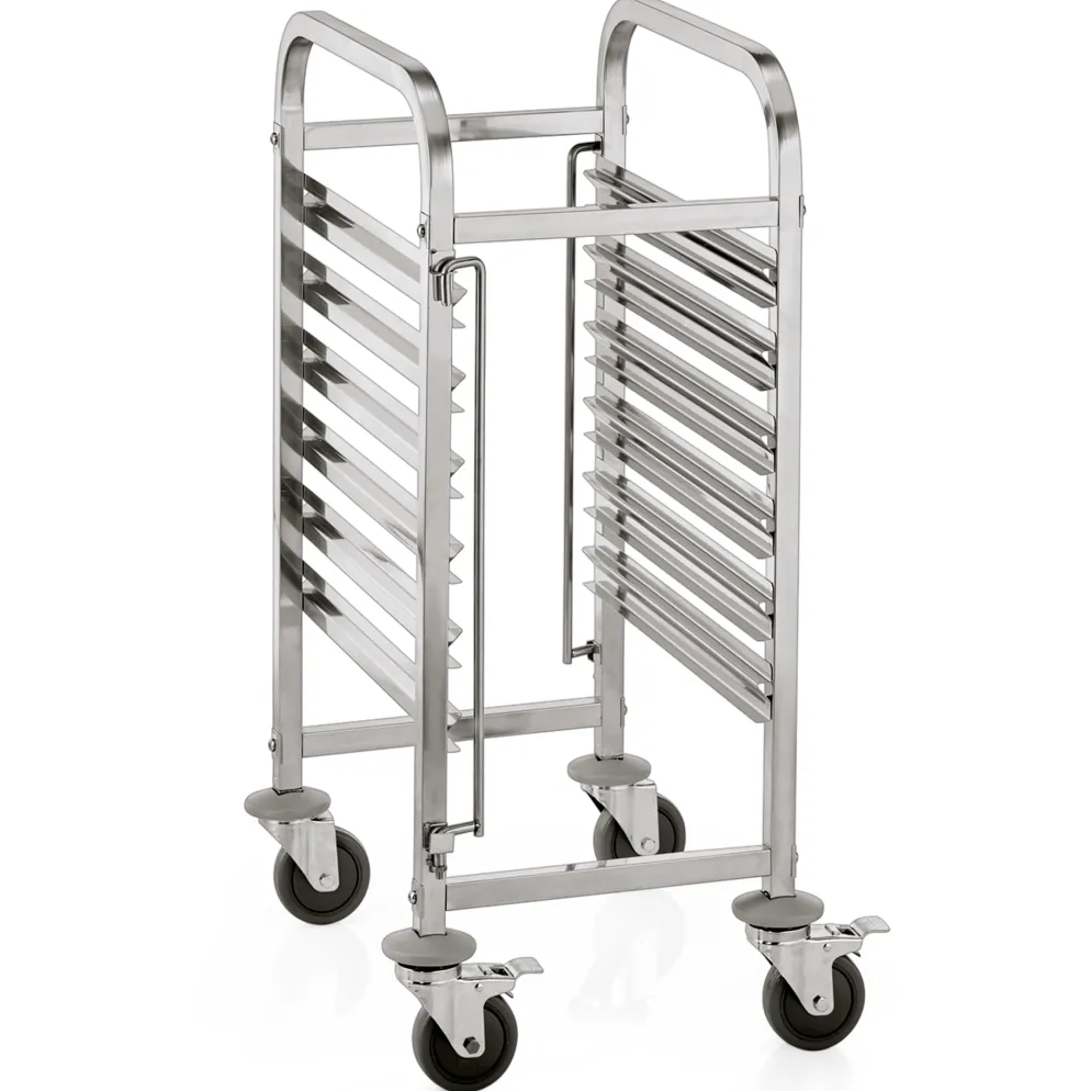 Tablettwagen Regalwagen CANTINA GN 1/1 für 6 Behälter oder 12 Tabletts
