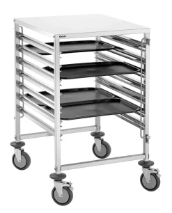 Tablettwagen Regalwagen 7GN2/1, 7 Einschübe für GN Behälter
