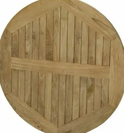 Teakholz Tischplatte rund, ø-70 cm