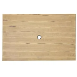 Terassentisch HOLLI-ST Bistro, Holzoptik hell, 120cm