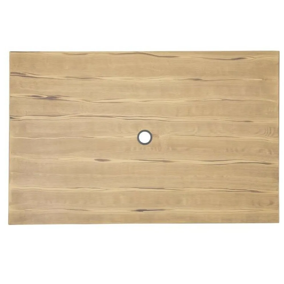 Terassentisch HOLLI-ST Bistro, Holzoptik hell, 120cm