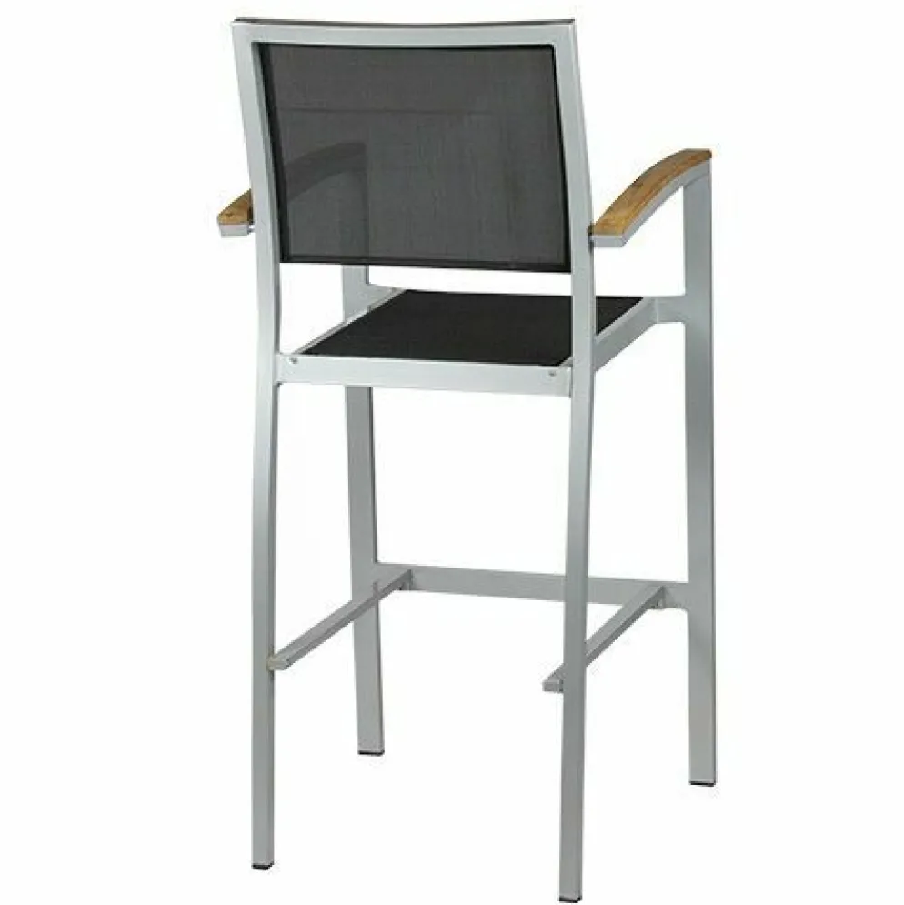 Terrassen Barhocker Doro-A, silber