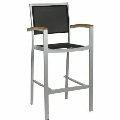 Terrassen Barhocker Doro-A, silber