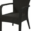 Terrassen-Lounge-Stuhl Piazza, segrass schwarz