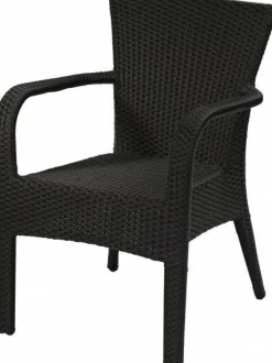 Terrassen-Lounge-Stuhl Piazza, segrass schwarz