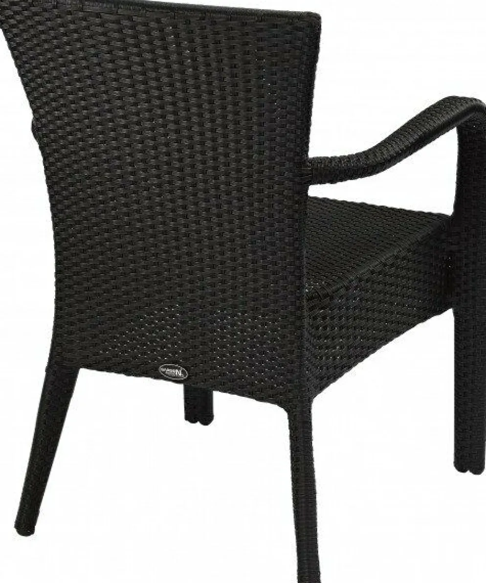 Terrassen-Lounge-Stuhl Piazza, segrass schwarz